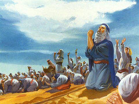 Musa and the Israelites sing to the Lord. Musa and the Israelites sing to the Lord.